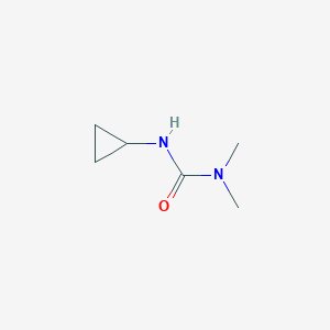 molecular formula C6H12N2O B3106090 N'-Cyclopropyl-N,N-dimethylurea CAS No. 1565657-07-9