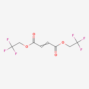 molecular formula C8H6F6O4 B3106099 Bis(2,2,2-trifluoroethyl)maleate CAS No. 156631-37-7