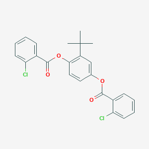 2-Tert-butyl-4-[(2-chlorobenzoyl)oxy]phenyl 2-chlorobenzoate