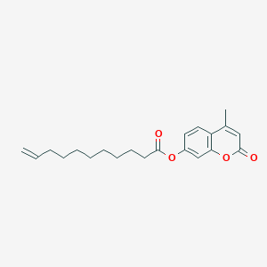 molecular formula C21H26O4 B310618 4-methyl-2-oxo-2H-chromen-7-yl 10-undecenoate 