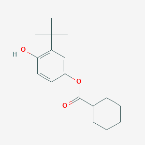 3-Tert-butyl-4-hydroxyphenyl cyclohexanecarboxylate