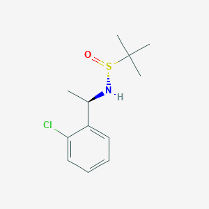 (R)-N-((R)-1-(2-chlorophenyl)ethyl)-2-methylpropane-2-sulfinamide