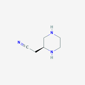 (S)-2-(Piperazin-2-yl)acetonitrile