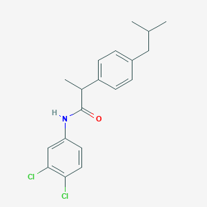 molecular formula C19H21Cl2NO B310651 N-(3,4-dichlorophenyl)-2-(4-isobutylphenyl)propanamide 