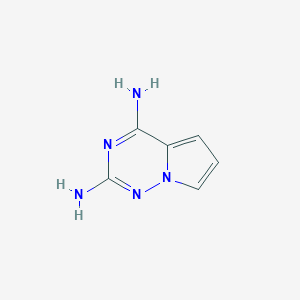 Pyrrolo[2,1-f][1,2,4]triazine-2,4-diamine