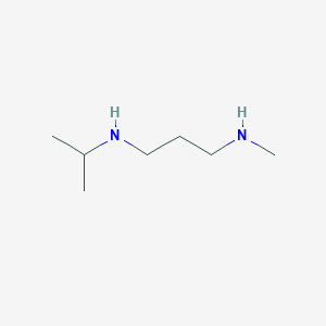 molecular formula C7H18N2 B3106523 N1-Isopropyl-N3-methyl-1,3-propanediamine CAS No. 15937-57-2