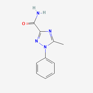 5-methyl-1-phenyl-1H-1,2,4-triazole-3-carboxamide
