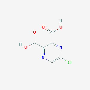 molecular formula C6H3ClN2O4 B3106651 5-Chloropyrazine-2,3-dicarboxylic acid CAS No. 159853-92-6