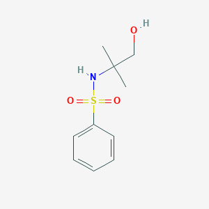 molecular formula C10H15NO3S B310667 N-(2-hydroxy-1,1-dimethylethyl)benzenesulfonamide 