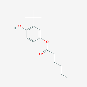 molecular formula C16H24O3 B310670 3-Tert-butyl-4-hydroxyphenyl hexanoate 