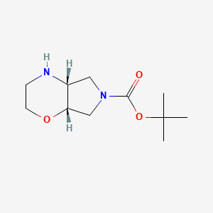 tert-butylhexahydropyrrolo[3,4-b][1,4]oxazine-6(2H)-carboxylate