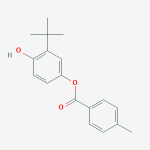 molecular formula C18H20O3 B310673 3-Tert-butyl-4-hydroxyphenyl 4-methylbenzoate 