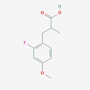 3-(2-Fluoro-4-methoxyphenyl)-2-methylpropanoic acid