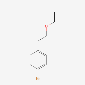 molecular formula C10H13BrO B3106753 1-bromo-4-(2-ethoxyethyl)benzene CAS No. 160061-47-2