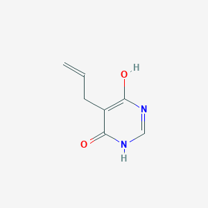 molecular formula C7H8N2O2 B3106762 5-Allylpyrimidine-4,6-diol CAS No. 16019-30-0