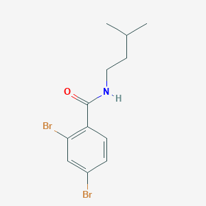 molecular formula C12H15Br2NO B310677 2,4-dibromo-N-isopentylbenzamide 