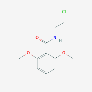 molecular formula C11H14ClNO3 B3106781 N-(2-chloroethyl)-2,6-dimethoxybenzamide CAS No. 160538-61-4