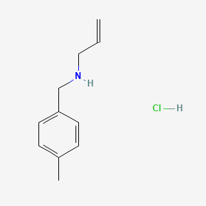 molecular formula C11H16ClN B3106795 N-(4-Methylbenzyl)-2-propen-1-amine hydrochloride CAS No. 160676-83-5