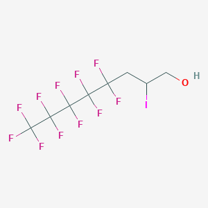 molecular formula C8H6F11IO B3106840 2-Iodo-1H,1H,2H,3H,3H-perfluorooctan-1-ol CAS No. 16083-66-2