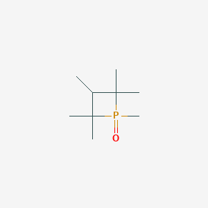 molecular formula C9H19OP B3106844 1,2,2,3,4,4-Hexamethylphosphetane 1-oxide CAS No. 16083-94-6