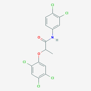N-(3,4-dichlorophenyl)-2-(2,4,5-trichlorophenoxy)propanamide