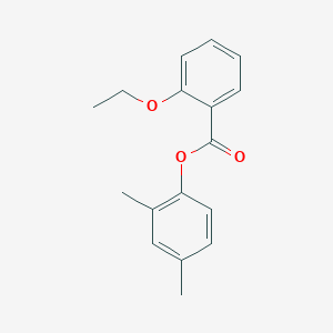 molecular formula C17H18O3 B310688 2,4-Dimethylphenyl 2-ethoxybenzoate 