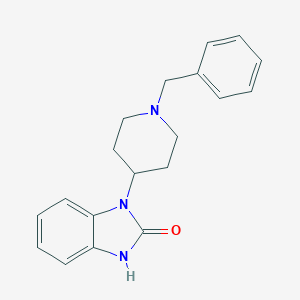 molecular formula C19H21N3O B031069 3-(1-benzylpiperidin-4-yl)-1H-benzimidazol-2-one CAS No. 16148-06-4