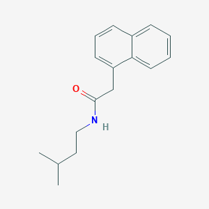 molecular formula C17H21NO B310691 N-isopentyl-2-(1-naphthyl)acetamide 