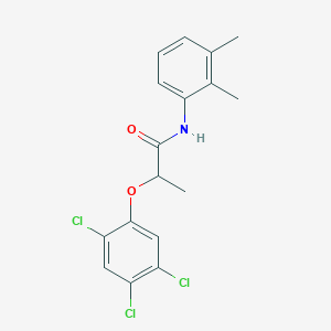molecular formula C17H16Cl3NO2 B310702 N-(2,3-dimethylphenyl)-2-(2,4,5-trichlorophenoxy)propanamide 