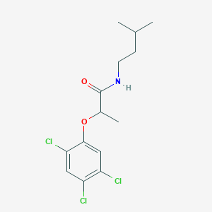 molecular formula C14H18Cl3NO2 B310703 N-isopentyl-2-(2,4,5-trichlorophenoxy)propanamide 
