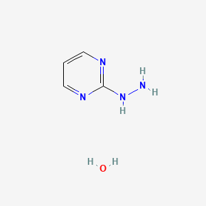 molecular formula C4H8N4O B3107260 2-Hydrazinopyrimidine hydrate CAS No. 1609406-80-5