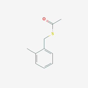 molecular formula C10H12OS B3107827 S-2-Methylbenzyl ethanethioate CAS No. 1624262-05-0
