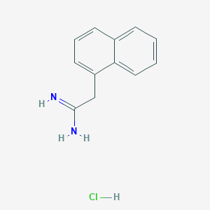 molecular formula C12H13ClN2 B3107872 2-(naphthalen-1-yl)ethanimidamide hydrochloride CAS No. 16275-19-7