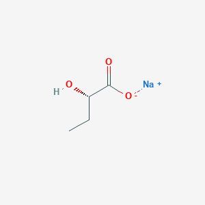molecular formula C4H7NaO3 B3107920 Sodium (S)-2-hydroxybutanoate CAS No. 1629168-61-1