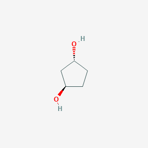 molecular formula C5H10O2 B3108001 (1R,3R)-cyclopentane-1,3-diol CAS No. 16326-98-0