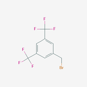 molecular formula C9H5BrF6 B031081 3,5-Bis(trifluoromethyl)benzyl bromide CAS No. 32247-96-4