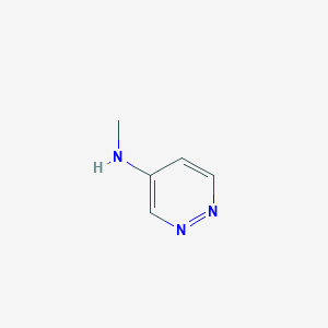 molecular formula C5H7N3 B3108244 N-methylpyridazin-4-amine CAS No. 16401-70-0
