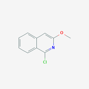 molecular formula C10H8ClNO B3108417 1-Chloro-3-methoxyisoquinoline CAS No. 16535-95-8