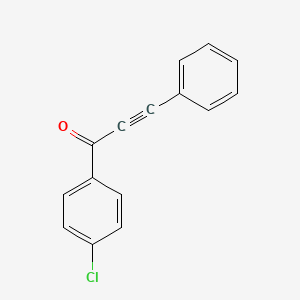 molecular formula C15H9ClO B3108488 1-(4-Chlorophenyl)-3-phenylprop-2-yn-1-one CAS No. 16616-42-5