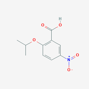 molecular formula C10H11NO5 B3108505 2-Isopropoxy-5-nitrobenzoic acid CAS No. 166263-28-1