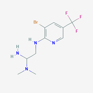 N-[2-amino-2-(dimethylamino)ethyl]-3-bromo-5-(trifluoromethyl)pyridin-2-amine