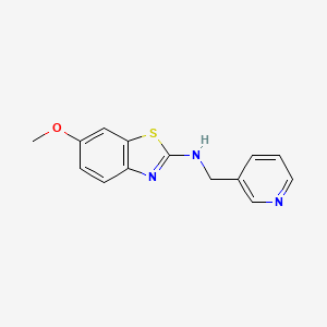 6-methoxy-N-(pyridin-3-ylmethyl)-1,3-benzothiazol-2-amine