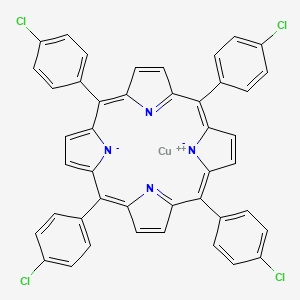 molecular formula C44H24Cl4CuN4 B3108760 Cu(TPCPP) CAS No. 16828-36-7