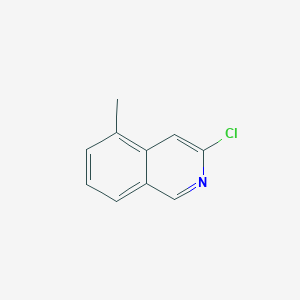 molecular formula C10H8ClN B3108912 3-Chloro-5-methylisoquinoline CAS No. 1693608-30-8