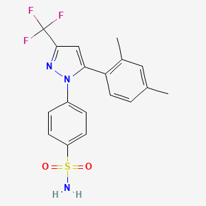molecular formula C18H16F3N3O2S B3109170 2-Methyl-Celecoxib CAS No. 170570-09-9