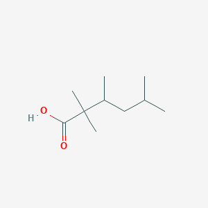 molecular formula C₁₀H₂₀O₂ B031092 2,2,3,5-Tetramethylhexanoic acid CAS No. 24353-78-4