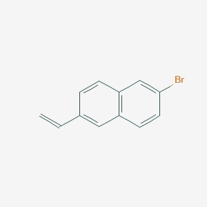 molecular formula C12H9B B3109216 2-Bromo-6-ethenylnaphthalene CAS No. 170737-47-0