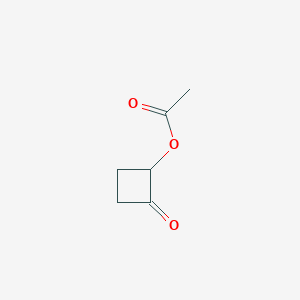 molecular formula C6H8O3 B3109229 (2-Oxocyclobutyl) acetate CAS No. 17082-62-1