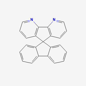 molecular formula C23H14N2 B3109345 4,5-Diaza-9,9'-spirobifluorene CAS No. 171856-25-0