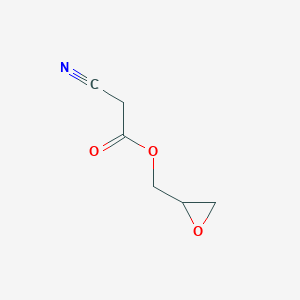 molecular formula C6H7NO3 B3109381 Oxiran-2-ylmethyl 2-cyanoacetate CAS No. 172292-80-7